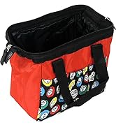 6 Pocket Bingo Dauber Tote Bag (Bingo Ball Red)