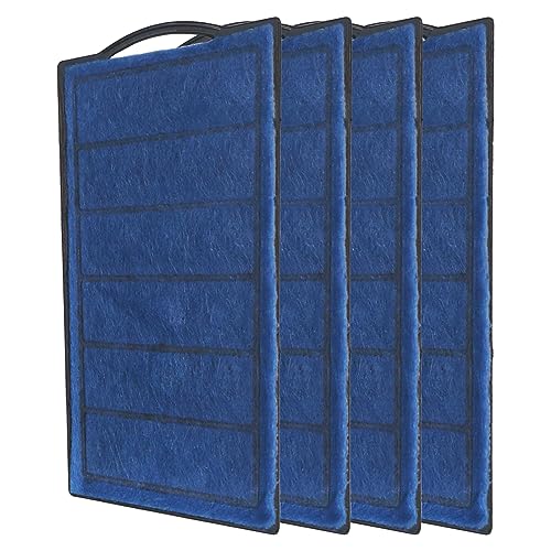 TARARIUM 4Pcs Aquarium Filters Replacement Active Carbon Cartridges Bio Filter Plate for WP-208H Turtle Tank Internal Filter