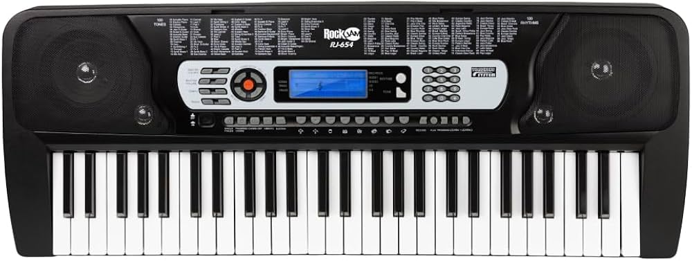ROKEJAM RJ-654 電子ピアノ Portable electronic keyboard with interactive LCD screen