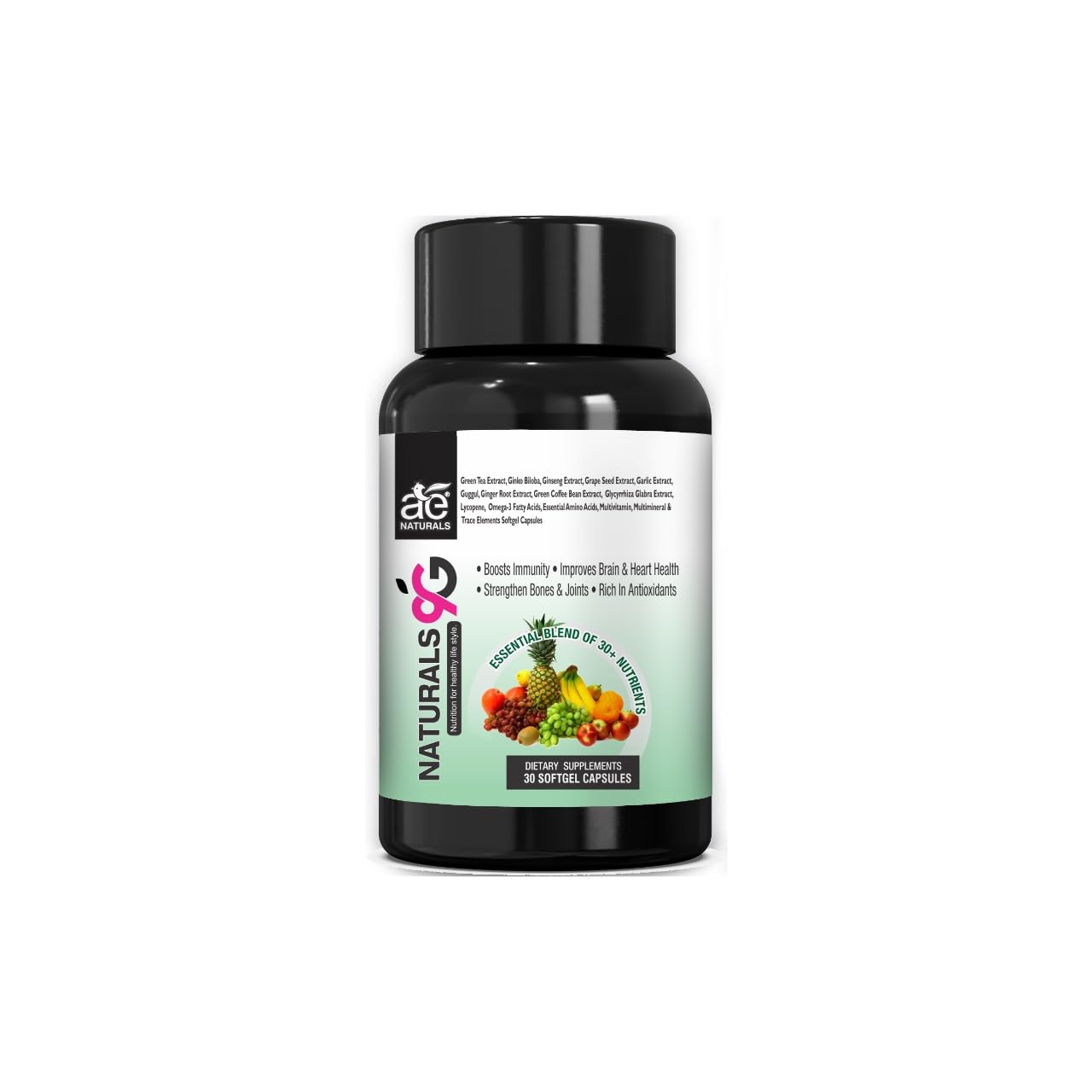 AE Naturals 9G Multivitamin and Multimineral Soft Gel Capsules - Boost Your Immunity and Energy Levels | Supports Immunity, Energy Levels, and Overall, Health for Both Men and Women. (B0B151GJQ2) Amazon Price History, Amazon Price Tracker