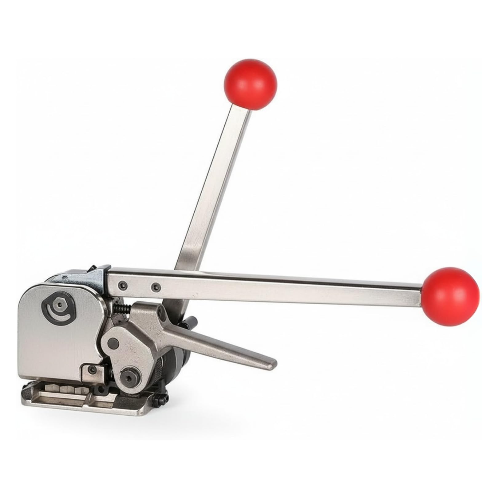 Steel Strapping Tool A333 Heavy Duty Sealless Combination Banding Tool, Manual 3-in-1 Tensioner Crimper Cutter with Alloy Cutter for 1/2"–3/4" Steel