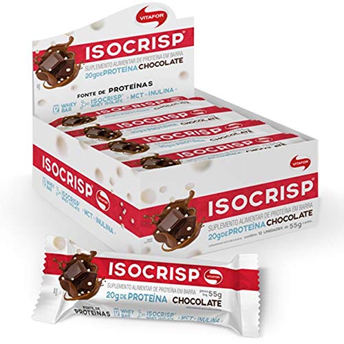 Barra de Proteína ISOCRISP Bar Vitafor 12 und. Chocolate