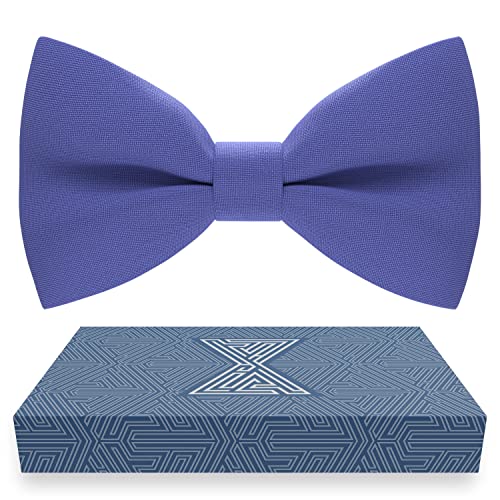 Image of Bow Tie House Mens Bowties Pre-tied Shape Clip on Bowtie Solid Men Formal Wear for kids, baby boys, toddler any age bow ties