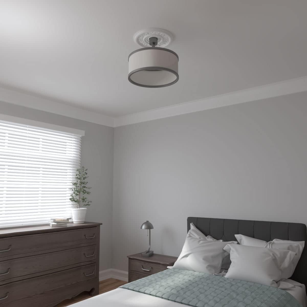 16 1/8"OD x 5/8"P Marseille Ceiling Medallion (Fits Canopies up to 4 1/4")