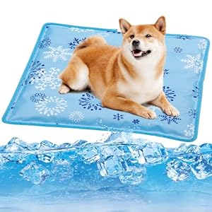 Upgrade Dog Cooling Mat Portable Water Injection Pet Cooling Pad Summer Self Cooling Ice Silk Pet Blanket Washable