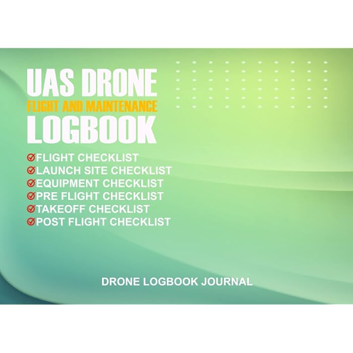 Buy UAS Drone Flight and Maintenance Logbook Journal UAS Aircraft