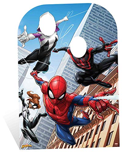 STAR CUTOUTS Marvel Spider-Man Web Warriors Décoration de fête pour Enfant Multicolore 136 x 94 x 136 cm
