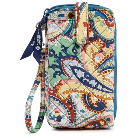Vera Bradley Cotton Smartphone Wristlet with RFID Cover