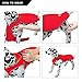 MIGOHI Reflective Waterproof Windproof Dog Coat Cold Weather Warm Dog Jacket Reversible Stormguard Winter Dog Vest for Small Medium Large Dogs(Red, M)