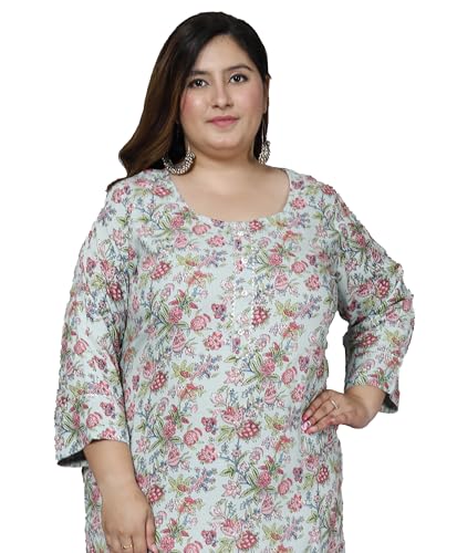 Image of Women's Plus Size Kurti Kurta (MEHKPLUS7 37)