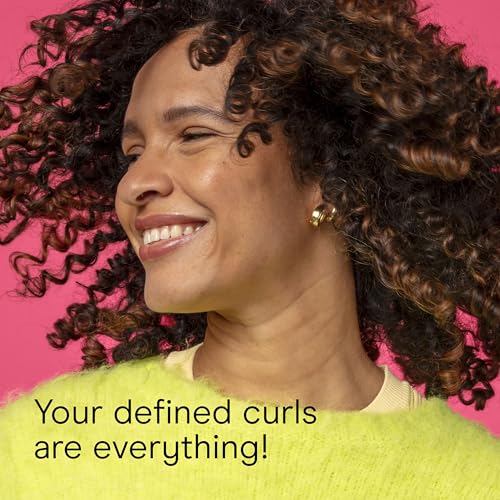 Image of Conair Curl Define Pro Detangler Brush for Curly Hair, Dual Vents with Continuous Grooves, Mixed Bristles for Frizz-Free Detangling, Smoothing, and Curl Definition, For Shorter Hair with Loose Curls