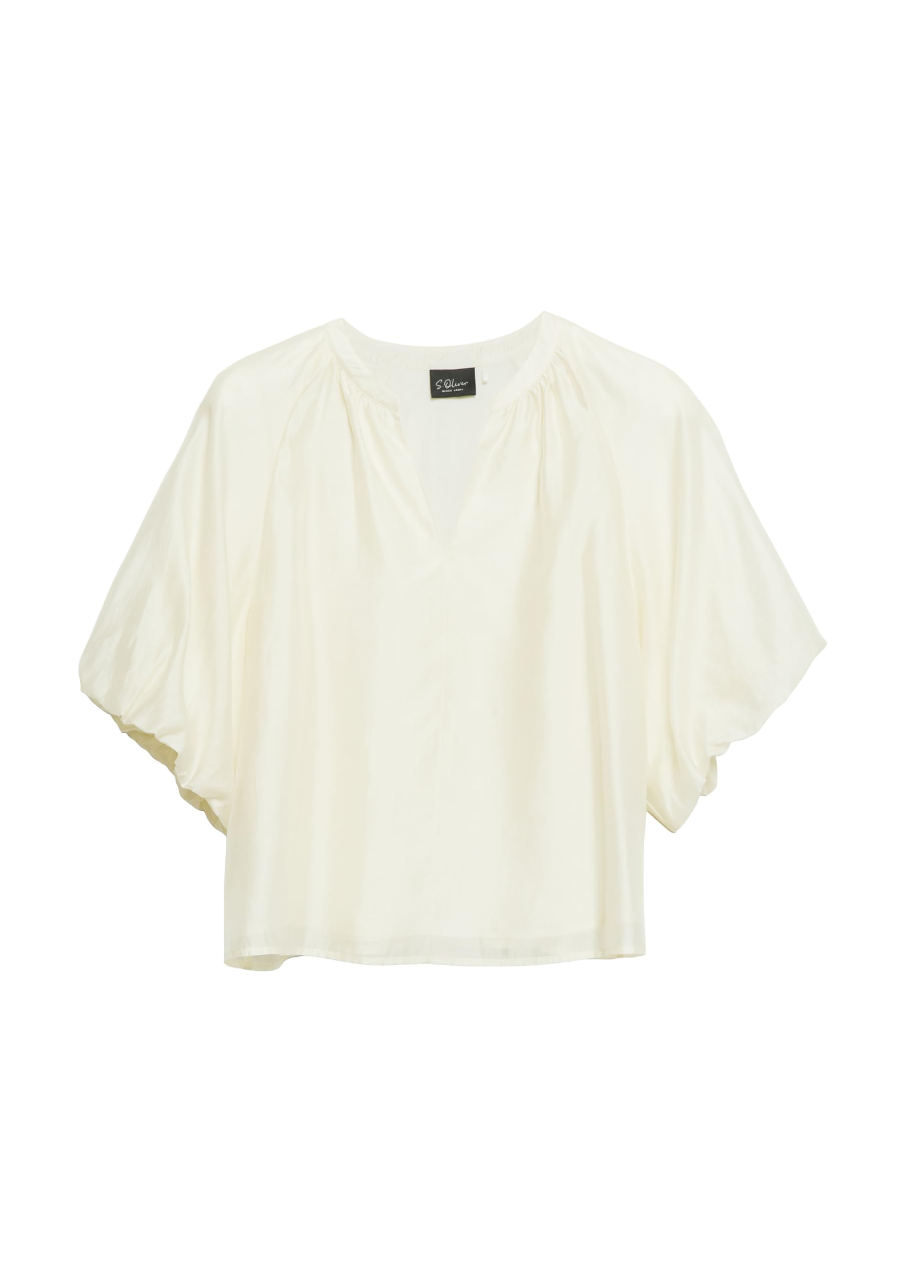 s.Oliver Black Label Damen 2179096 Bluse mit Puffärmeln (1er Pack)