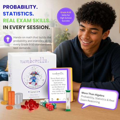 Numberella Deluxe Juego de Mesa Matemático Nivel 3 miniatura 2