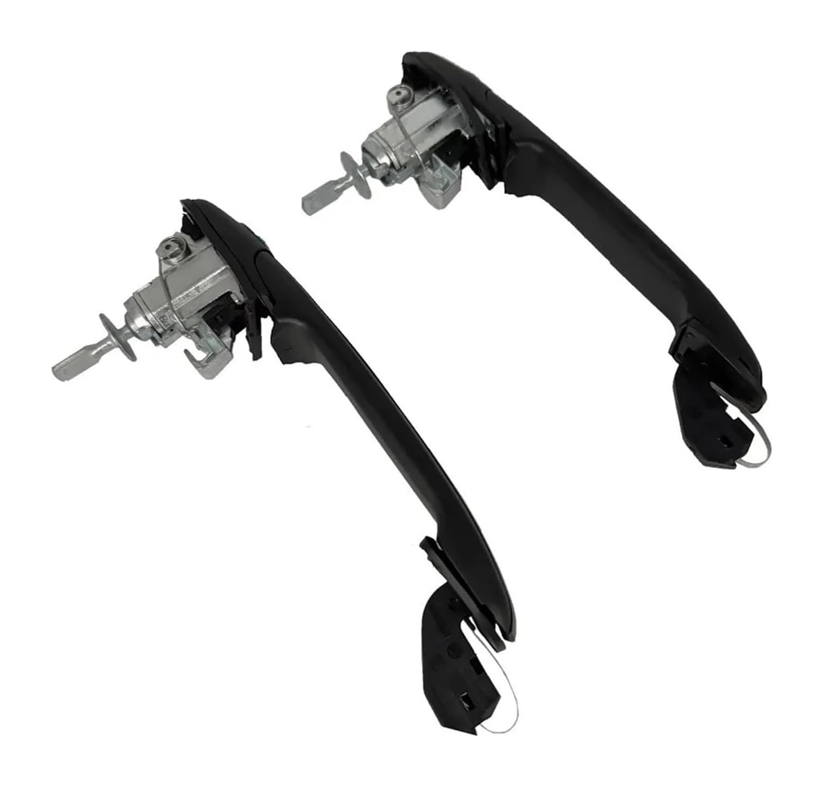 Wekpopmevl One Color Outside Door Handle Cover For Seat For Alhambra 1996-2010 Door Handle With 2 Keys 6K0837205 6K0837206 Car Exterior Handles Front Left Right