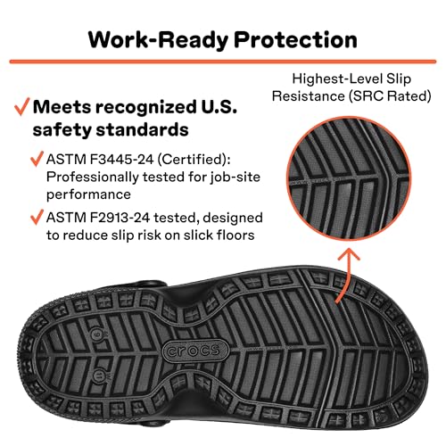 Image of Crocs Unisex Adult Specialist II Work Clogs | Enclosed Toe | Slip Resistant | All Day Comfort