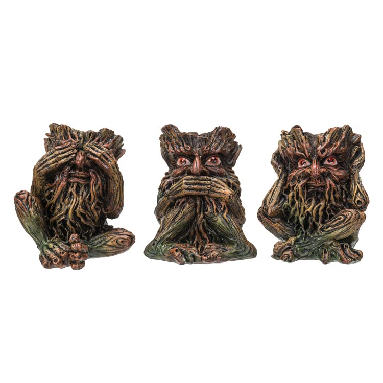 Figurine Greenman Sagesse de 9,1 cm statuette esprit de la forêt déco