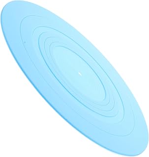 WESIEVYA Almohadilla De Silicona Antiestática para Plato Giratorio, Alfombrilla para De Vinilo, Almohadilla para Reproductor De Vinilo, Alfombrilla Protectora para De Vinilo, Alfombrilla