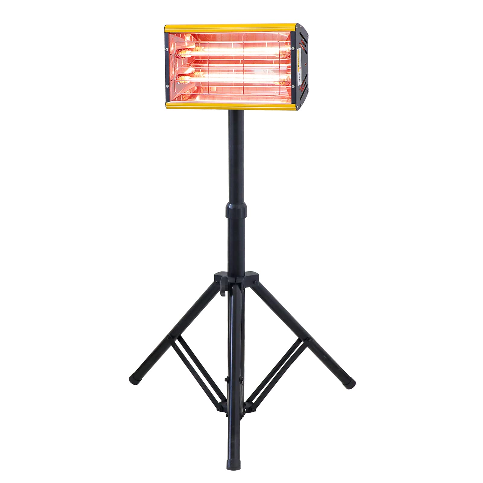 DATOUBOSS 2000W Calentador infrarrojo para reparación de carrocerías de Coche secador de lámpara de Pintura Lámpara de Secado de Pintura de Carrocería de Coche Elevable
