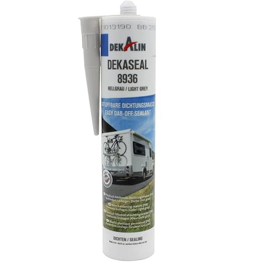 Dekalin Dekaseal 8936 - Masilla selladora (310 ml), color gris claro