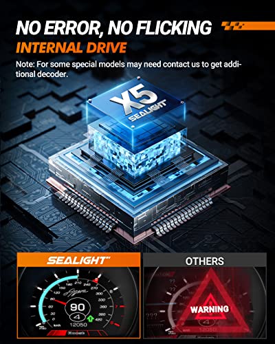 Sealight 9007 Hb5 Led Bulbs, 18000 Lumen 80W 6500K Cool White Led Head Bulbs High And Low, 7 Years Lifespan X5 Upgrade Temperature Control And Adjustable Light Shape - Pack Of 2 #TOP6