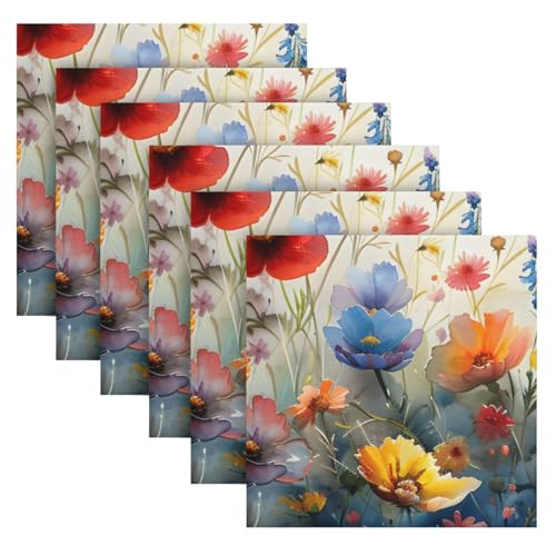 Servilletas de Tela Multicolor 20x20 in Pack 6 miniatura 2