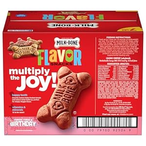 Milk bone flavor snacks small dog biscuits flavored crunchy dog treats 7 pound box  urban country home decor