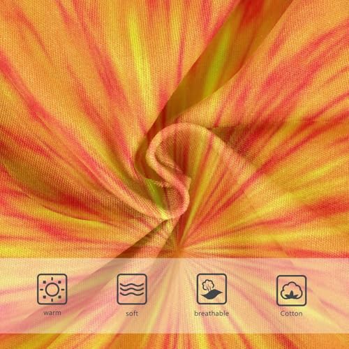 Girls' Underpants Kids Cotton Underwear Panties Briefs For Girl Age 2-8 Years Orange Fireworks Pattern3