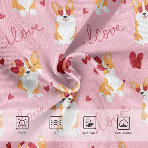 Cotton Little Boys Briefs Soft Cute Corgi Toddler Underwear3