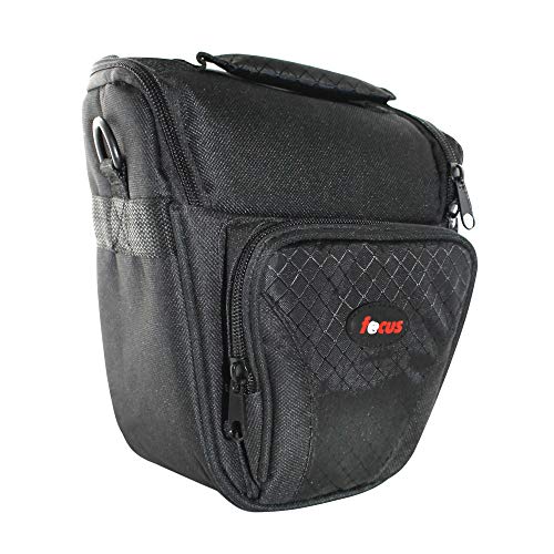 Kodak Az401Bk Digital Camera With 40X Zoom, O.i.s, Flash, & 3" Lcd (Black) With 64Gb Sd Card, Focus Holster Case, And Rapid Aa/Aaa Battery Charger With 4 Aa Batteries Bundle #TOP6