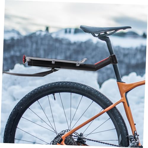 Soporte trasero para bicicleta Toddmomy de aluminio desmontable 7