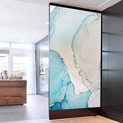 Película para ventana decorativa Xijier 88x150cm miniatura 2