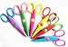 NYKKOLA 5 Inch Length Creative Scissors School Smart Paper Decorative Wave Lace Edge Scissors - Set of 6 - Assorted Colors For Scrapbook Crafts and Gif t Card GiftCard (Pack of 6 - 5")