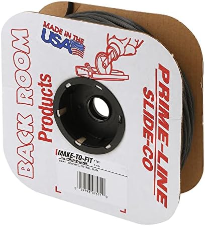 Make-2-Fit P 7571 0.165 In. x 250 ft. Roll Black Spline (1 Roll)