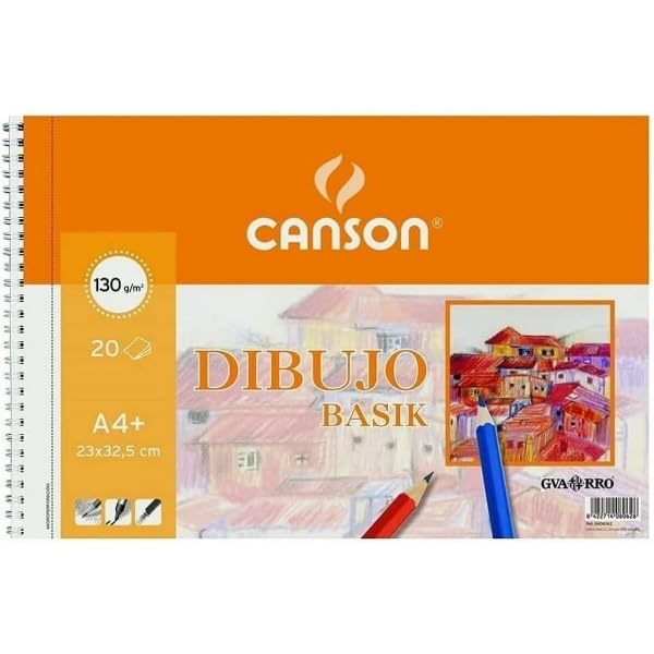 Bloc de dibujo Canson Basik Microperforado 130 g/m²