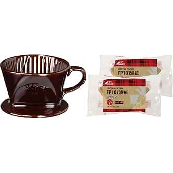 陶製ブラウンコーヒードリッパー Kalita 陶器製コーヒードリッパー ロトブラウン ｜家具