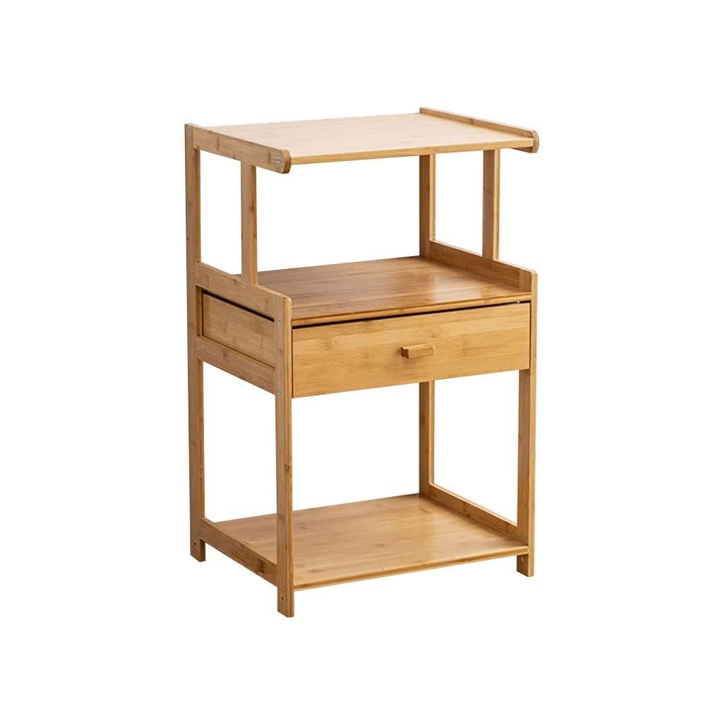 Mueble Impresora Impresora Soporte de Almacenamiento Vertical Rack Revista Estantería estantería y Estante hogar con cajones organización Cajonera Escritorio(A)