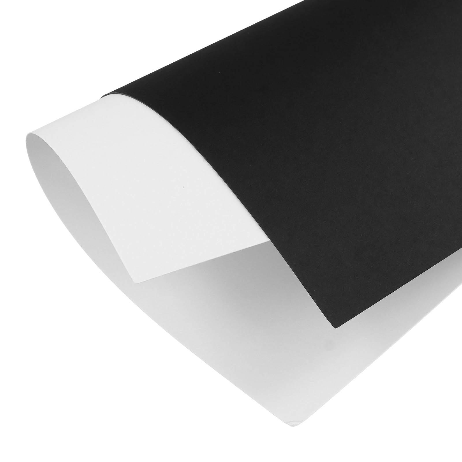 FUNSUEI 100 Sheets Black and White Card A4, 300gsm Thick Black and White Paper Cards A4 for Arts and Crafts Office, Stationery Use - Image 3