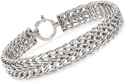 Ross-Simons Sterling Silver Sedusa-Link Bracelet