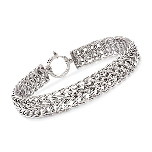 Ross-Simons Sterling Silver Sedusa-Link Bracelet. 8 inches