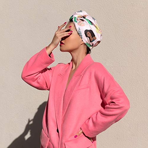 Coco & Eve New Hair Wrap Towel. Microfiber Hair Turban for All Hair Types. Limited Edition Print