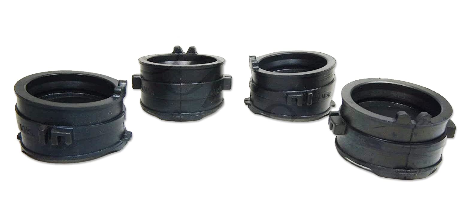 RW 0119-036 Carburetor Intake Boot (Set of 4) Compatible with Honda 87-91 CBR1000F Hurricane