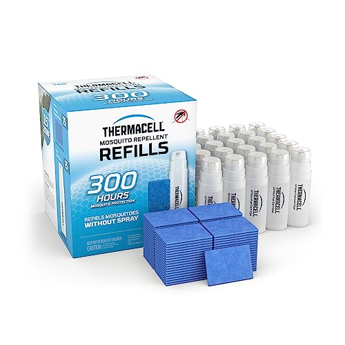 Thermacell Mosquito Repellent Refills; Compatible with Any Fuel-Powered Thermacell Repeller; Highly Effective, Long Lasting, No Spray, No Scent, No Mess; 15 Foot Zone of Mosquito Protection