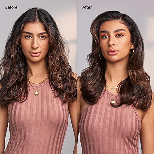 T3 Singlepass Curl Professional Curling Iron Custom Blend Ceramic Long Barrel Curling And Wave Iron With Adjustable Heat Settings For Shiny Smooth Curls And Waves, 1 ½ Inch, White/Rose Gold #TOP3