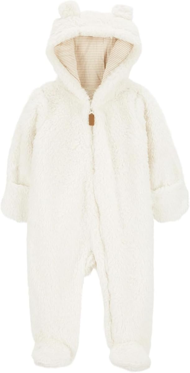 0-9 Months Hooded Sherpa Bunting Pram