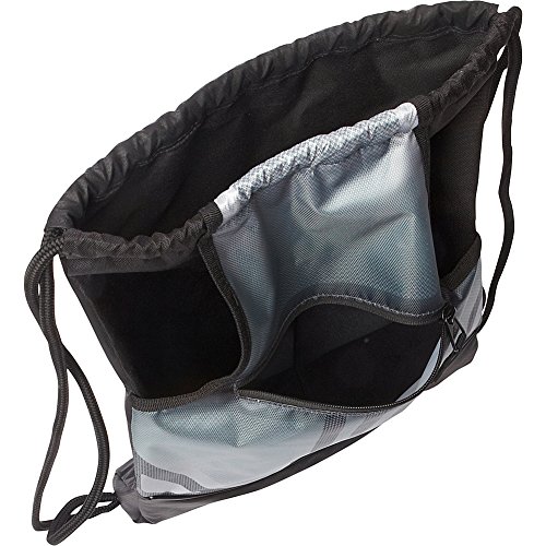 Image of adidas Alliance II Sack Pack, One Size, Shock Mint Texture Print /Onix /Easy Coral