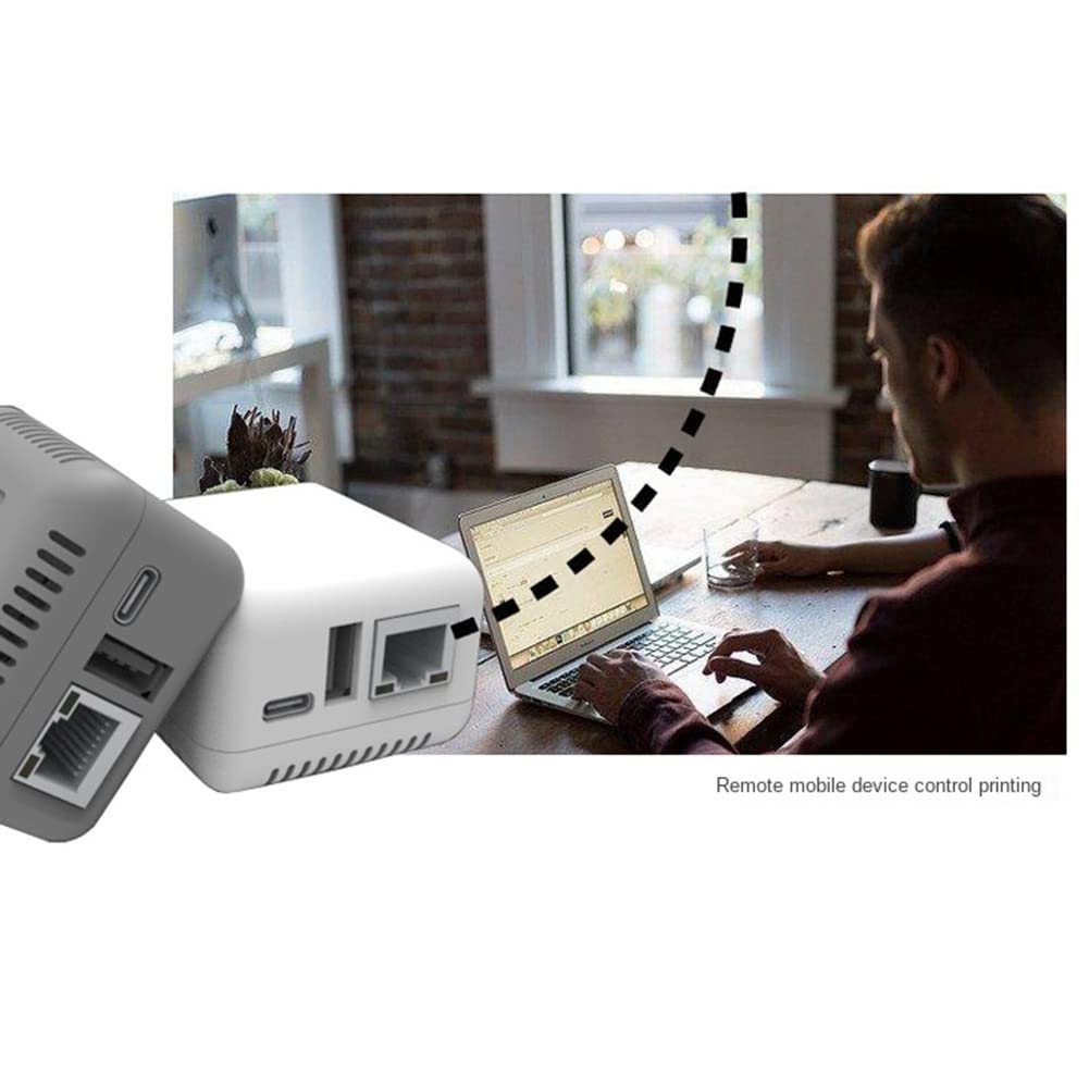 Mini NP330 Netzwerk USB 2.0 Druckserver (Netzwerkversion)