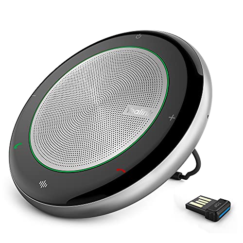 Yealink Bluetooth Speakerphone Conference Speakerphone Microphone Teams Certified CP700 USB Speaker Full Duplex Noise Reduction Algorithm Home Office 360Â° Voice Pickup (