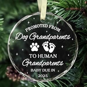 Bsquielegrandparentgiftsfirsttimegrandparentsgiftsnewbabyrevealgiftforgrandmagrandpapromotedfromdoggrandparents2025ornamentmothersfathersdaybirthdaygiftforgrandparent Urban Country Home Decor Bsquiele grandparent gifts first time grandparents gifts new baby reveal gift for grandma grandpa promoted from dog grandparents 2025 ornament mothers fathers day birthday gift for grandparent urban country home decor