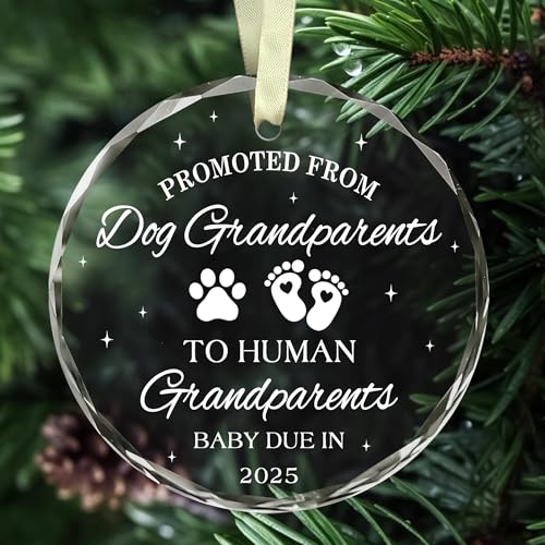 Bsquielegrandparentgiftsfirsttimegrandparentsgiftsnewbabyrevealgiftforgrandmagrandpapromotedfromdoggrandparents2025ornamentmothersfathersdaybirthdaygiftforgrandparent Urban Country Home Decor Bsquiele grandparent gifts first time grandparents gifts new baby reveal gift for grandma grandpa promoted from dog grandparents 2025 ornament mothers fathers day birthday gift for grandparent urban country home decor