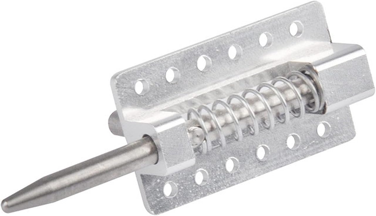 RC Airplane Canopy Lock Latch - Alloy Spring-Loaded Hatch Catch (45mmx16mm / 1.77"x0.63") for Model Aircraft & Drone